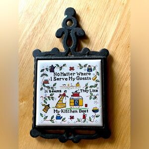 Vintage Kitchen Plaque